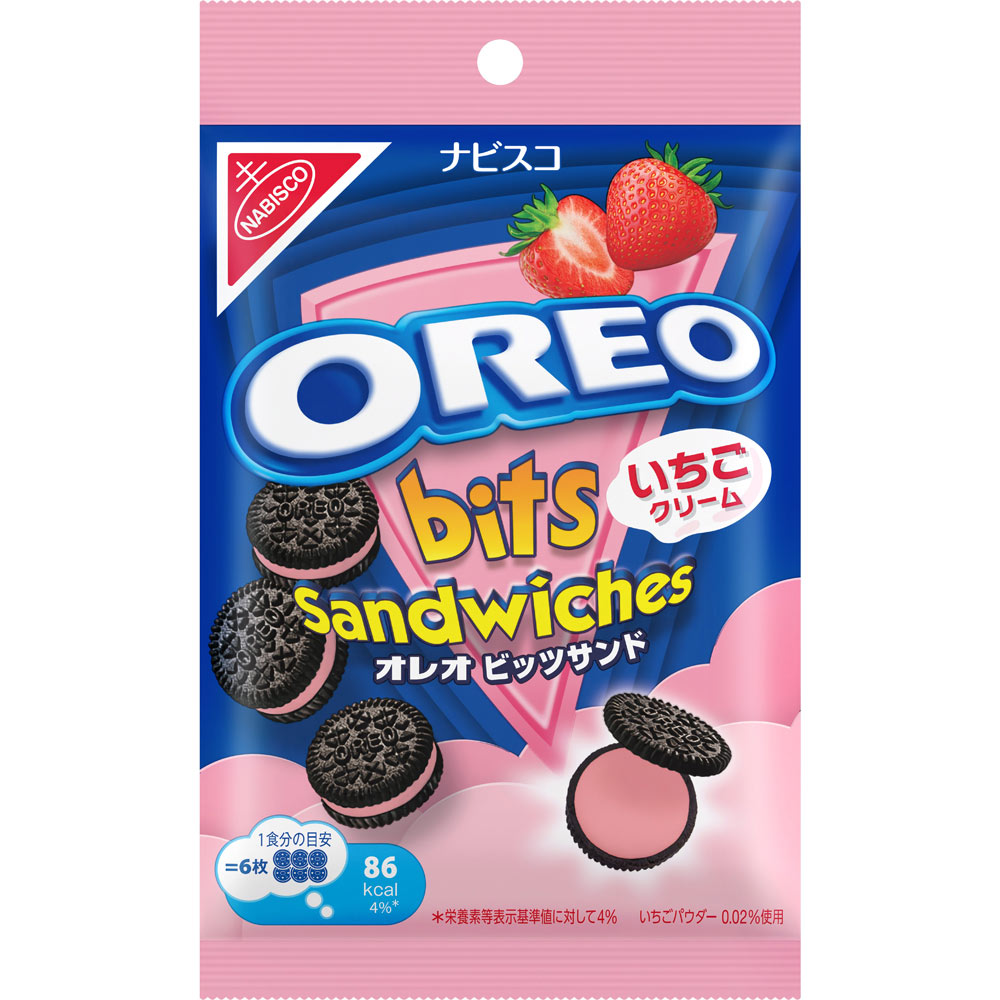 オレオ ビッツサンド いちご ６５ｇ モンデリーズ・ジャパン