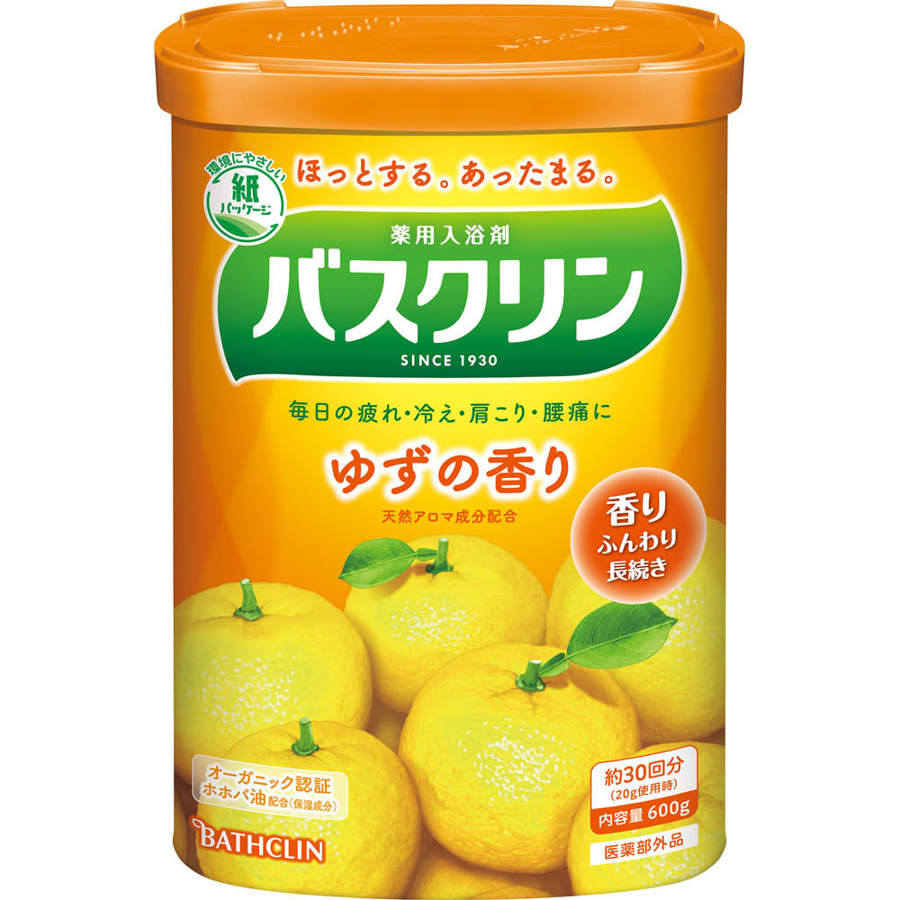 バスクリン ゆずの香り ６００ｇ バスクリン (医薬部外品)