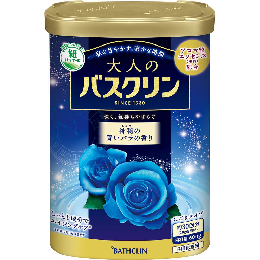 大人のバスクリン 神秘の青いバラの香り ６００ｇ バスクリン