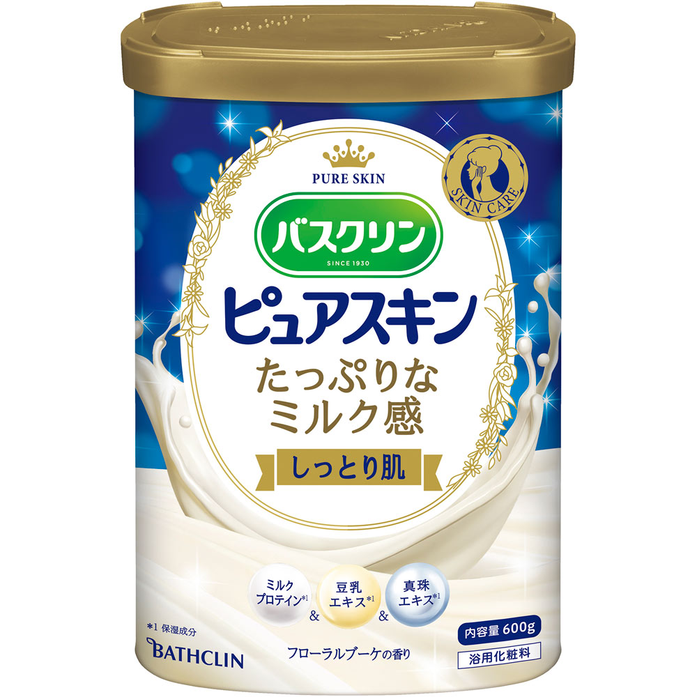 バスクリンピュアスキン しっとり肌 ６００ｇ バスクリン (医薬部外品)
