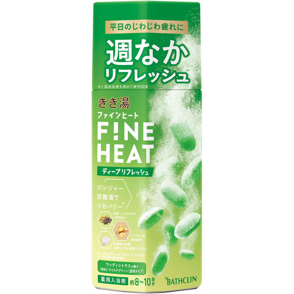 きき湯　ファインヒート　ディープリラックス ４００ｇ アース製薬 (医薬部外品)
