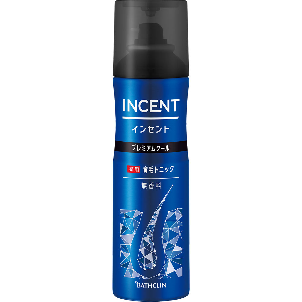 インセント 薬用育毛トニック 無香料 プレミアムクール ペアパック １９０ｇ×２本 バスクリン (医薬部外品)