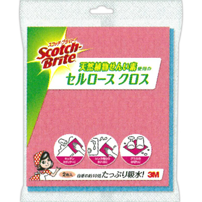 スコッチ・ブライト セルロースクロス ２枚 スリーエム　ジャパン