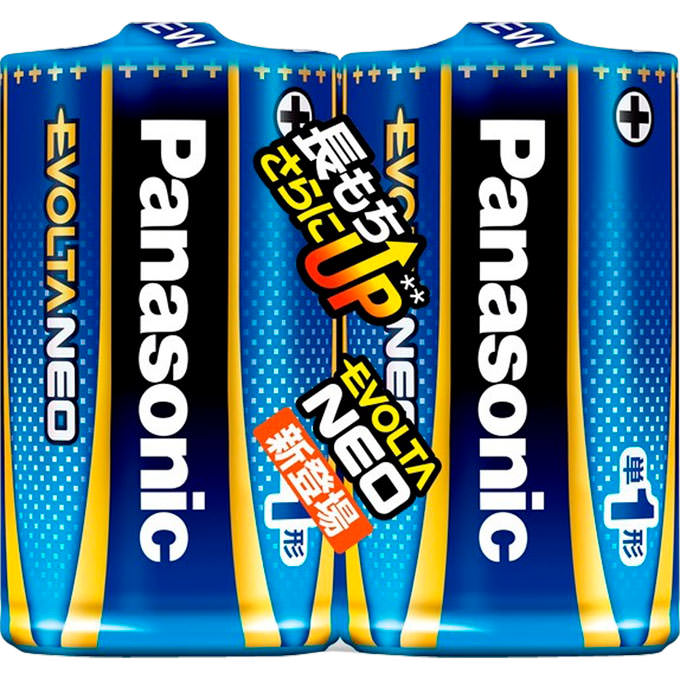 乾電池EVOLTAネオ 単1形 ＬＲ２０ＮＪ／２ＳＥ パナソニック