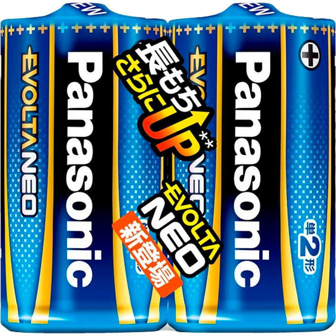 乾電池EVOLTAネオ 単2形 ＬＲ１４ＮＪ／２ＳＥ パナソニック