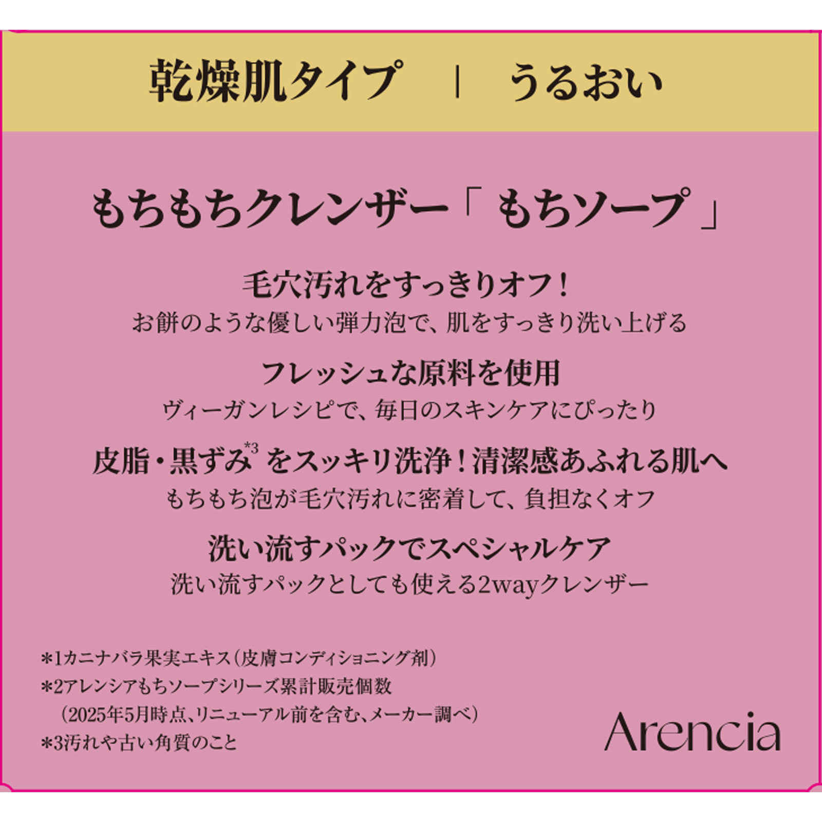 ArenciaフレッシュもちソープRローズヒップ ５０ｇ アイケイ