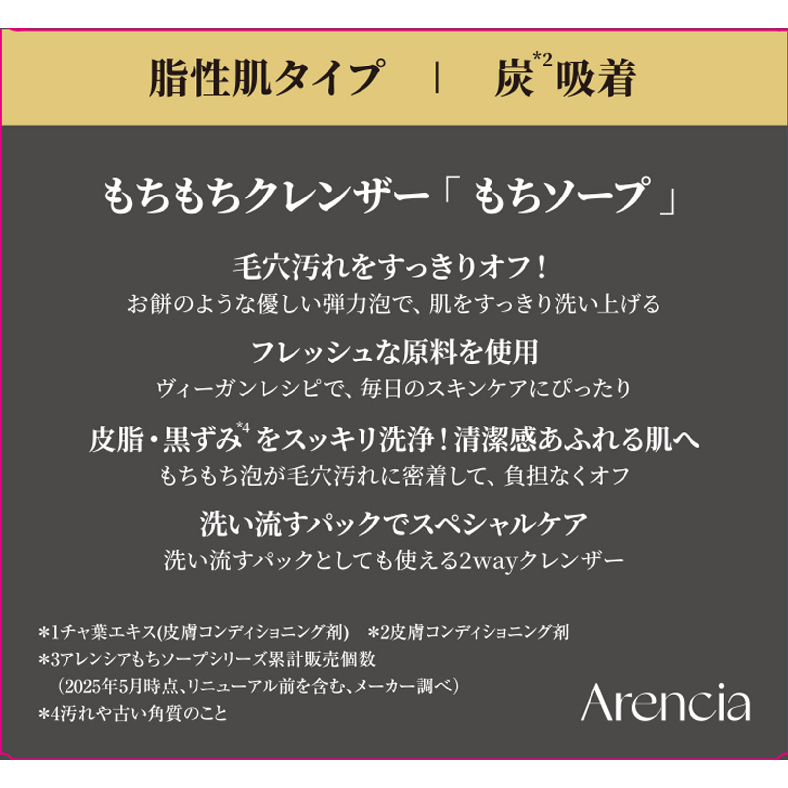 ArenciaフレッシュもちソープRブラックティー ５０ｇ アイケイ