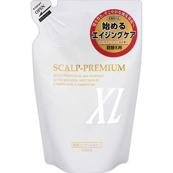 スカルププレミアム ＸＬ 薬用コンディショナー ユニセックス 詰替え ４００ｍｌ ドウシシャ (医薬部外品)