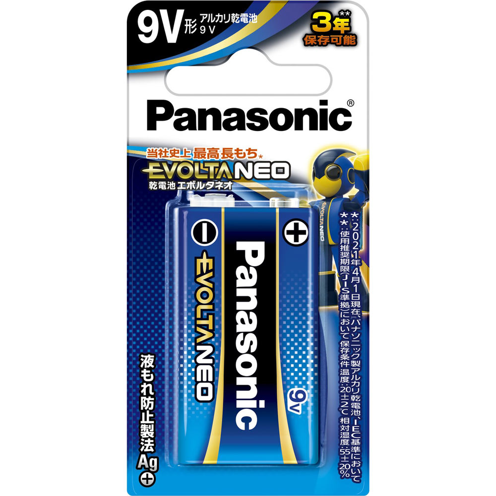 エボルタネオ　９Ｖ形　１Ｂ ６ＬＲ６１ＮＪ／１Ｂ パナソニック