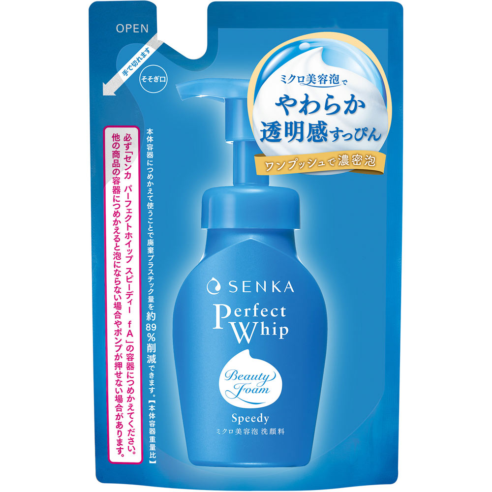 ＳＥＮＫＡ　パーフェクトホイップ　スピーディー　つめかえ用 １３０ｍｌ ファイントゥデイ