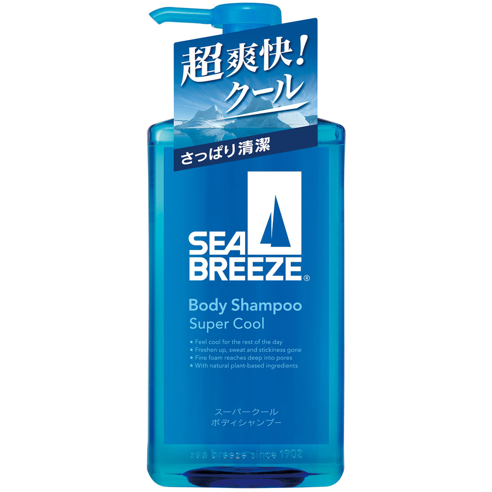 シーブリーズ スーパークール ボディシャンプー ４９０ｍｌ ファイントゥデイ