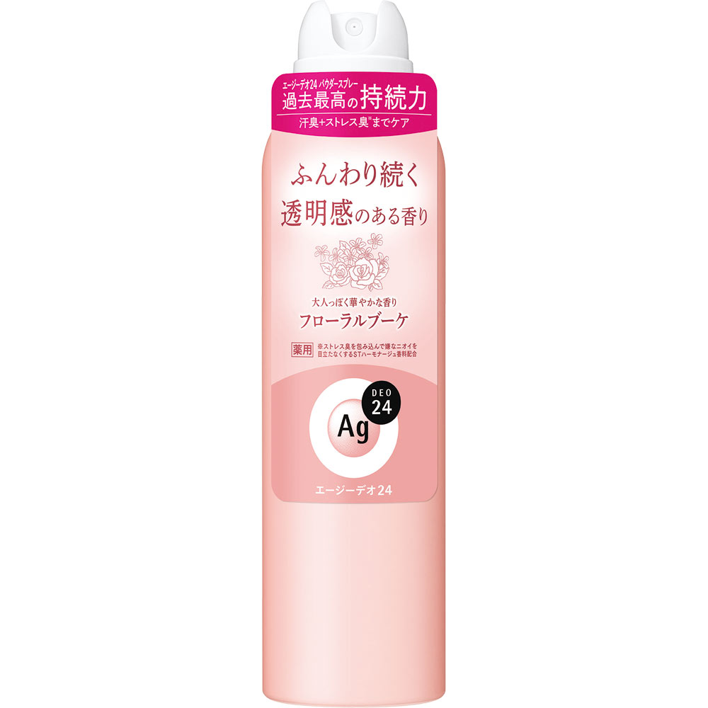 エージーデオ２４ デオドラントスプレー（フローラルブーケ）Ｌ（医薬部外品） １４２ｇ ファイントゥデイ (医薬部外品)