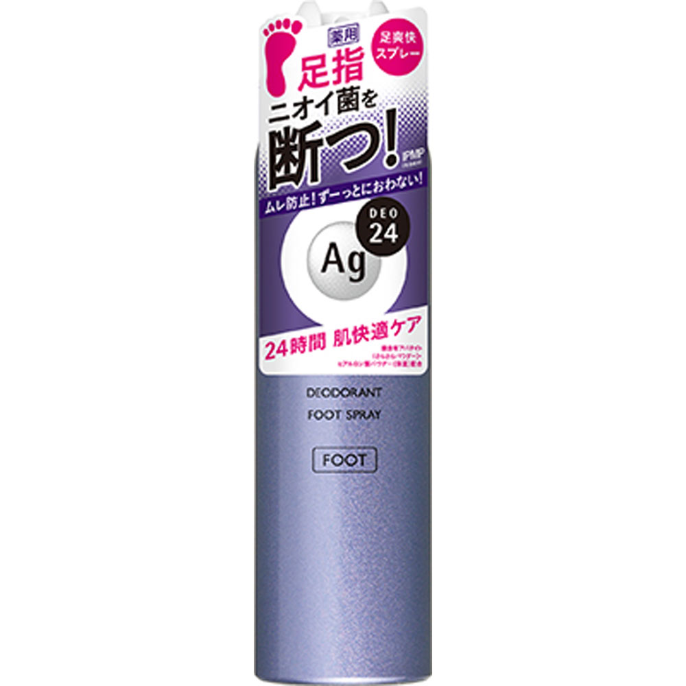 エージーデオ２４　フットスプレー　Ｌ＞（医薬部外品） １４２ｇ ファイントゥデイ (医薬部外品)