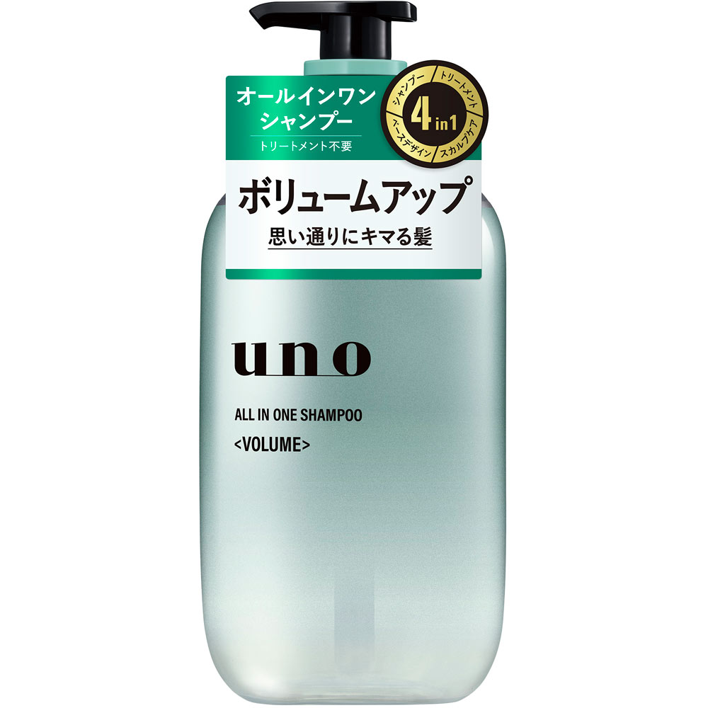 ウーノ　オールインワンシャンプー　ボリューム ４８０ＭＬ ファイントゥデイ