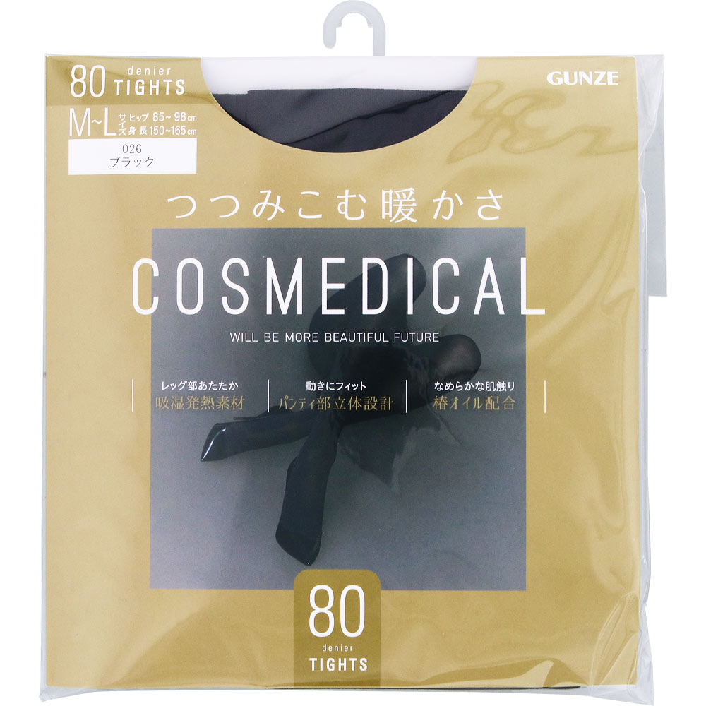 コスメディカル８０デニールタイツ Ｍ－Ｌ グンゼ