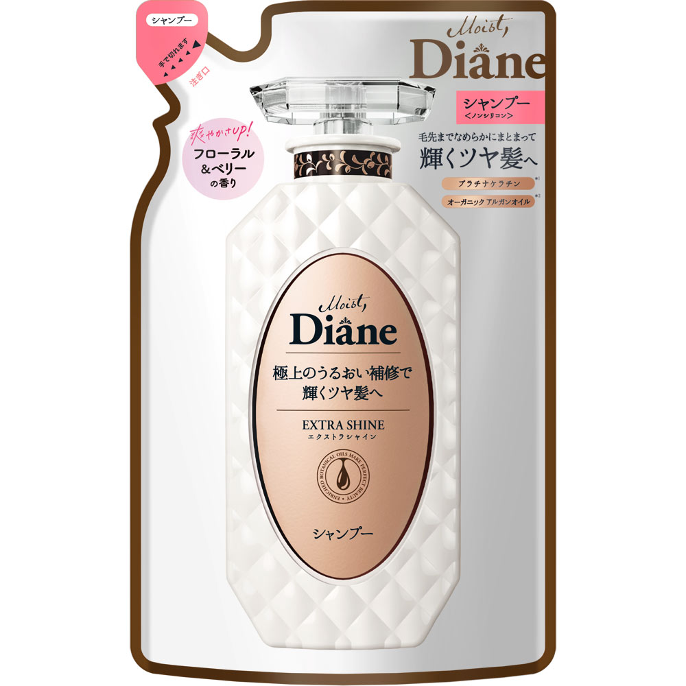 モイストダイアン　パーフェクトビューティ　エクストラシャイン　シャンプー詰替 ３３０ｍｌ ネイチャーラボ
