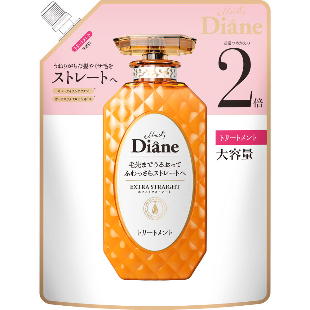 モイストダイアン　パーフェクトビューティ　エクストラストレート　トリートメント　詰替　大容量 ６６０ｍｌ ネイチャーラボ