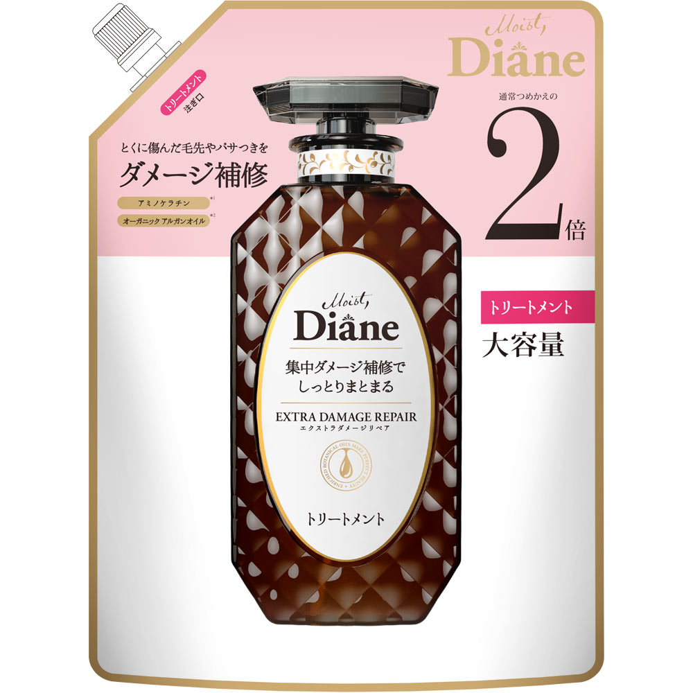 モイストダイアン　パーフェクトビューティ　エクストラダメージリペア　トリートメント詰替　大容量 ６６０ｍｌ ネイチャーラボ
