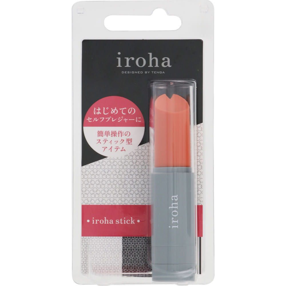 ｉｒｏｈａスティック　コーラルピンク×グレー ６４ｇ 典雅