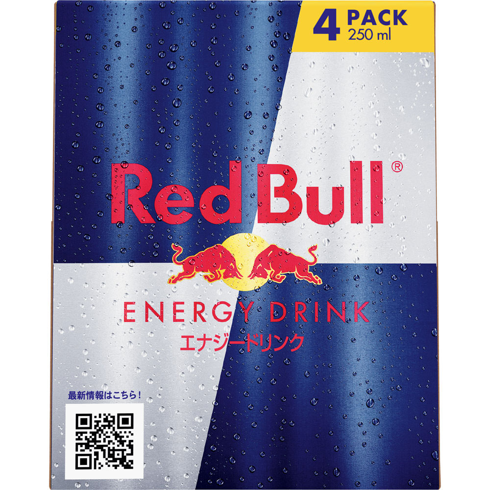 レッドブル・エナジードリンク ２５０ｍｌ×４ レッドブル・ジャパン（株）