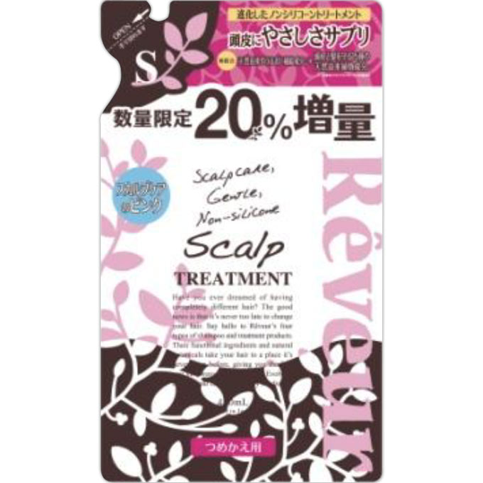 レヴール スカルプ トリートメントＮ つめかえ用 ２０％増量タイプ ４８０ｍｌ ジャパンゲートウェイ