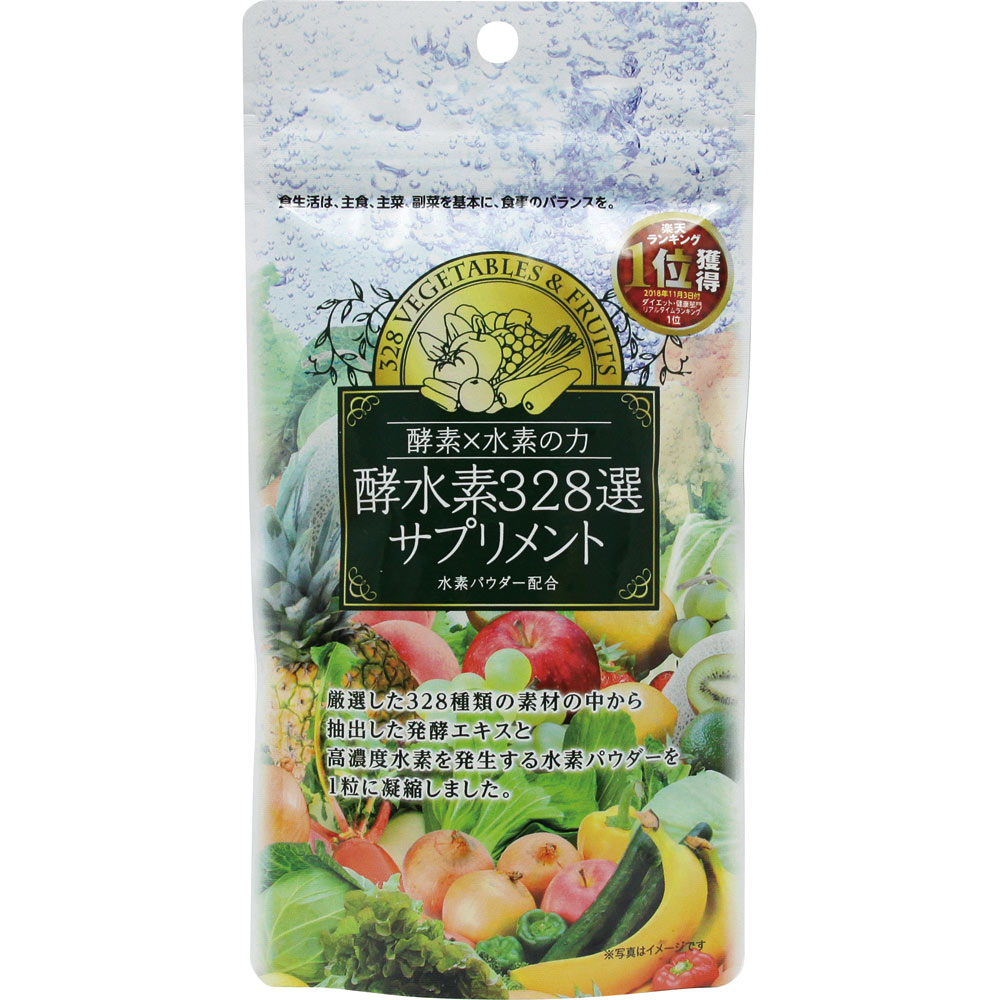 酵水素３２８選サプリメント ６０粒 Ｍ＆Ｆ
