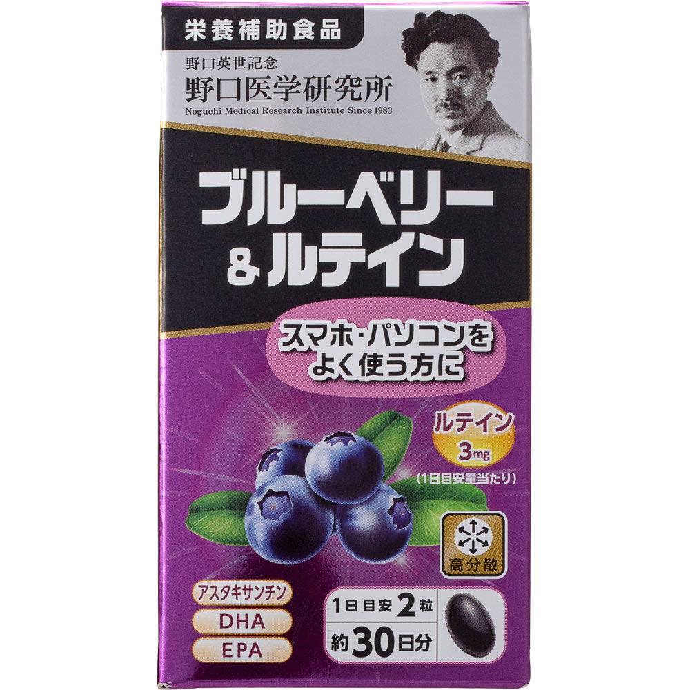 ブルーベリー＆ルテイン ６０粒 株式会社野口医学研究所