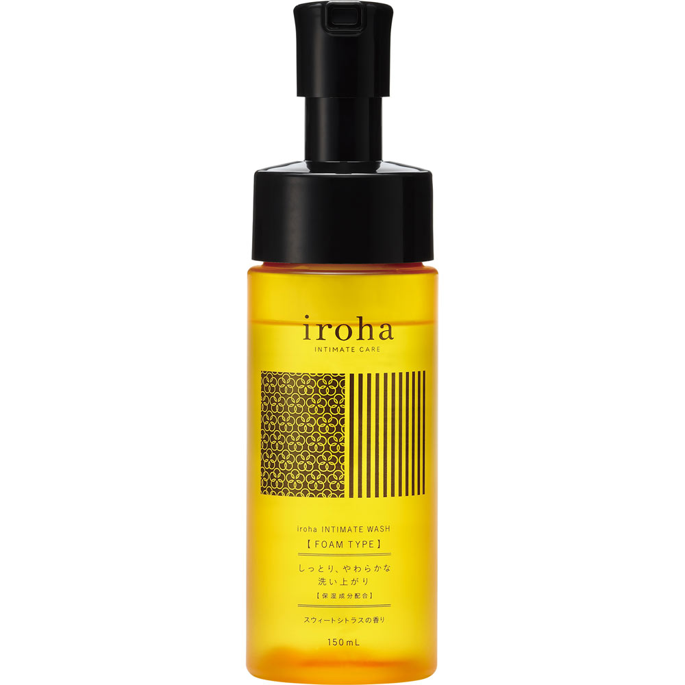 iroha INTIMATE WASH 【 FOAM TYPE 】 スウィートシトラスの香り