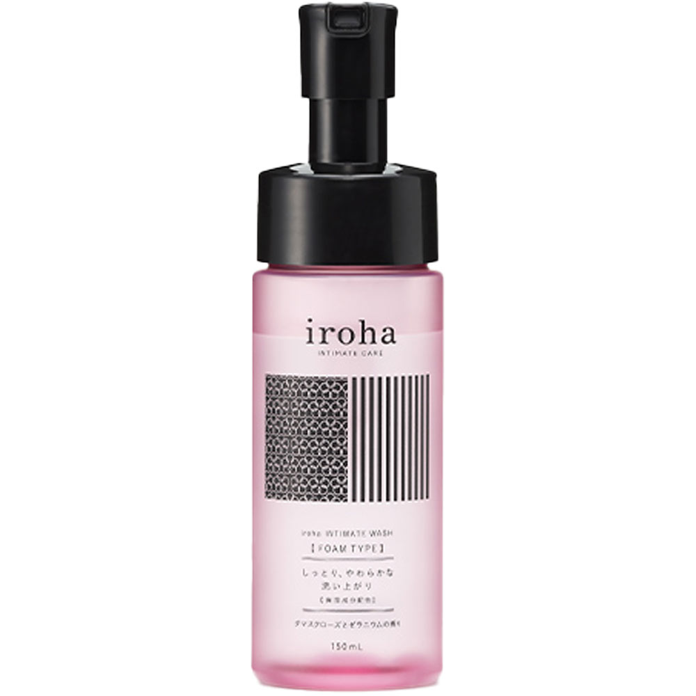 iroha INTIMATE WASH 【 FOAM TYPE 】ダマスクローズとゼラニウムの