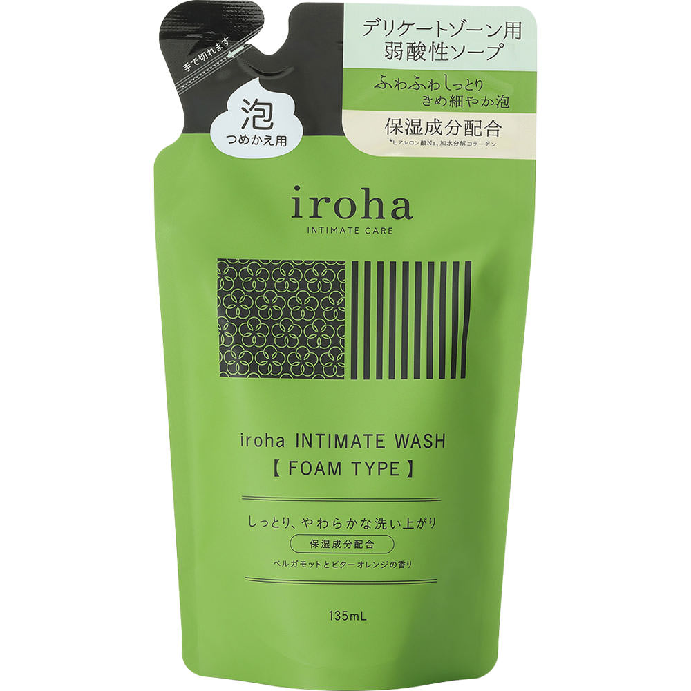 iroha INTIMATE WASH【FOAM TYPE】詰め替え用 135ml 典雅