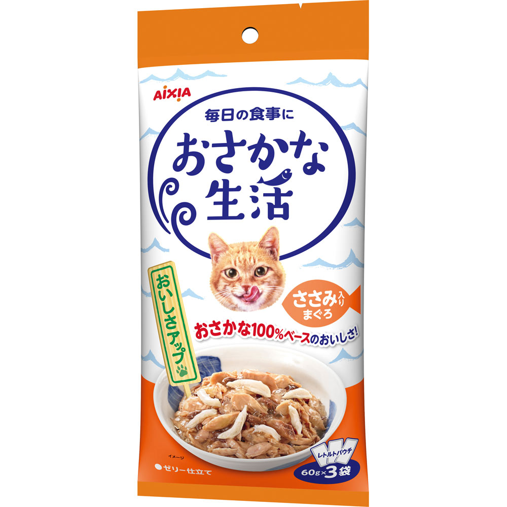 おさかな生活　ささみ入りまぐろ １８０ｇ アイシア