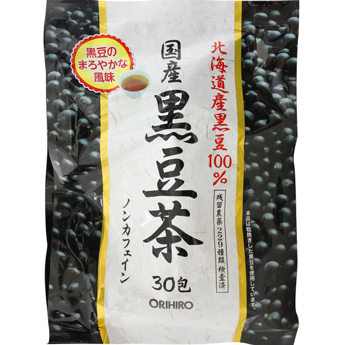 国産黒豆茶100% 6g×30包 オリヒロプランデュ