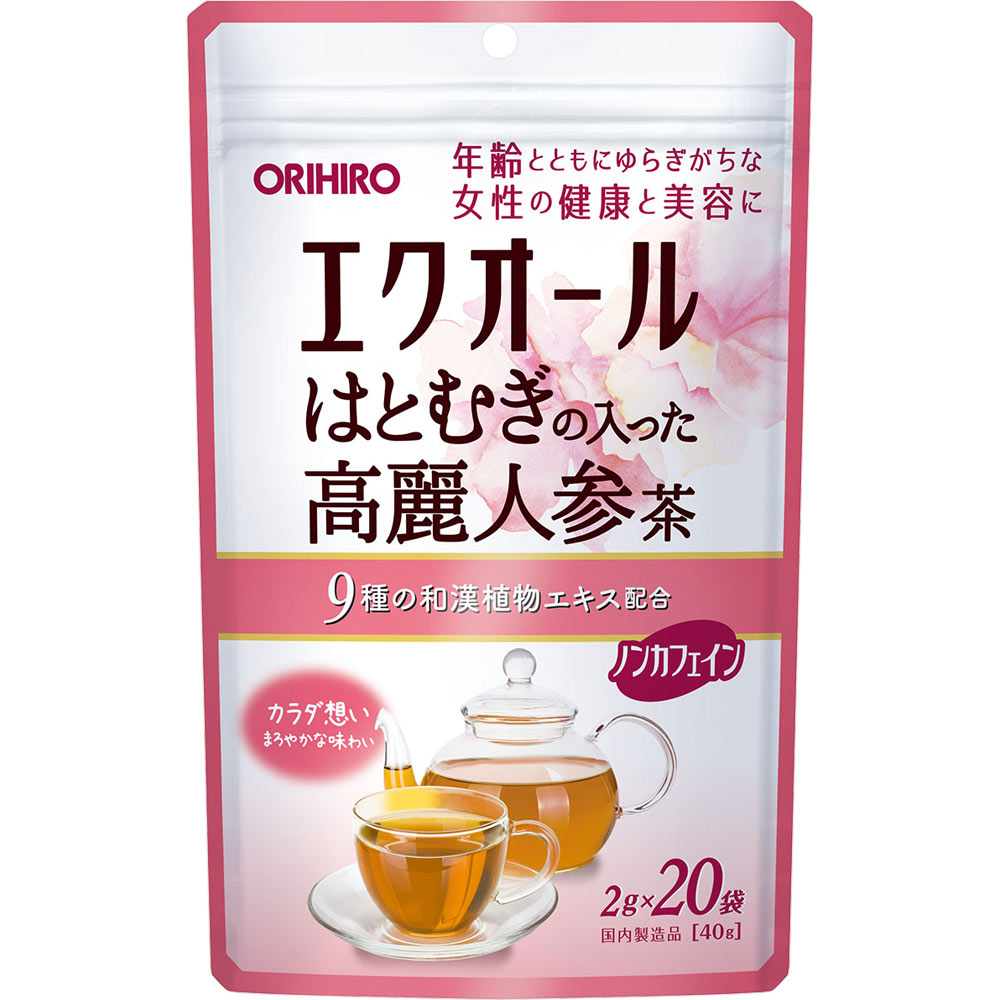 エクオールはとむぎの入った高麗人参茶 | マツキヨココカラ