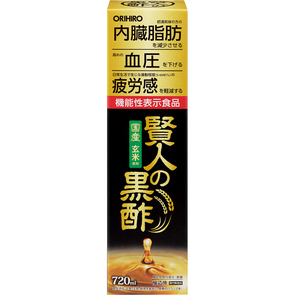 オリヒロ　賢人の黒酢 ７２０ｍｌ オリヒロプランデュ