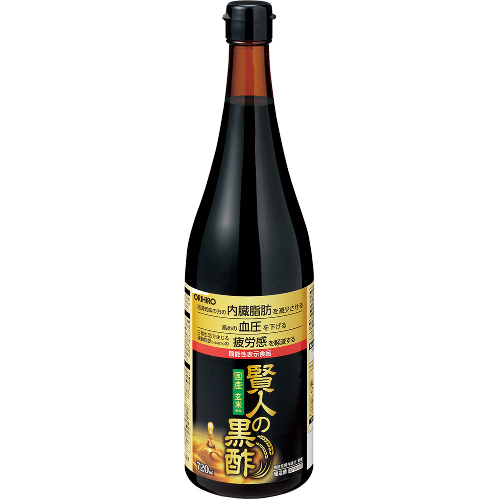 オリヒロ　賢人の黒酢 ７２０ｍｌ オリヒロプランデュ