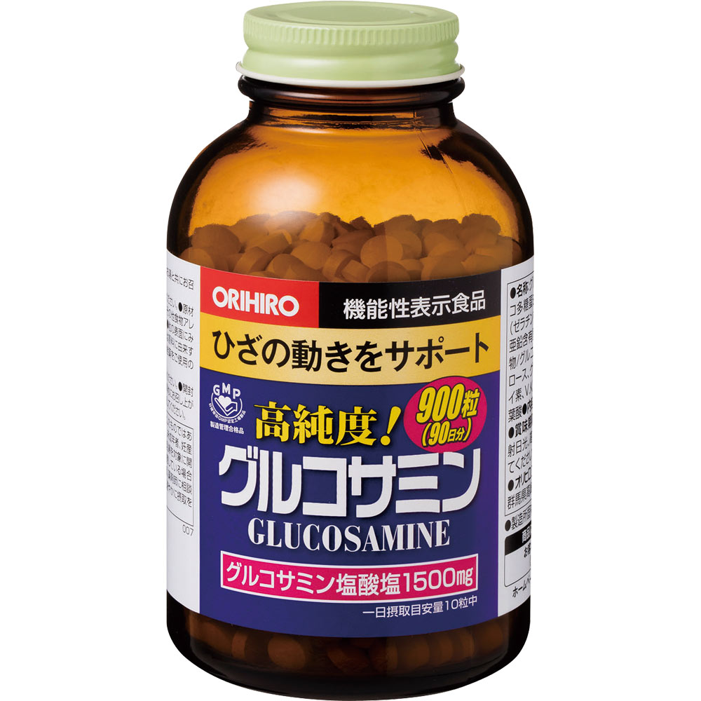 高純度 グルコサミン粒徳用 ９００粒 オリヒロ