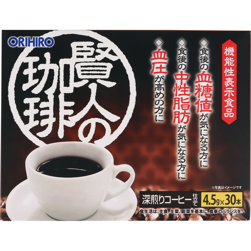 賢人の珈琲 ４．５ｇ×３０本 オリヒロプランデュ