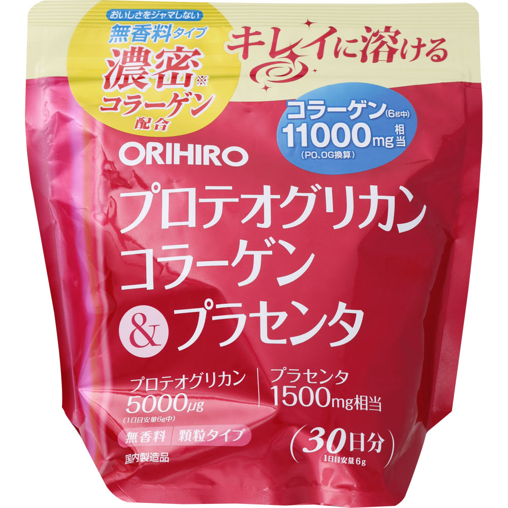 オリヒロプランデュ プロテオグリカンコラーゲン＆プラセンタ １８０ｇ