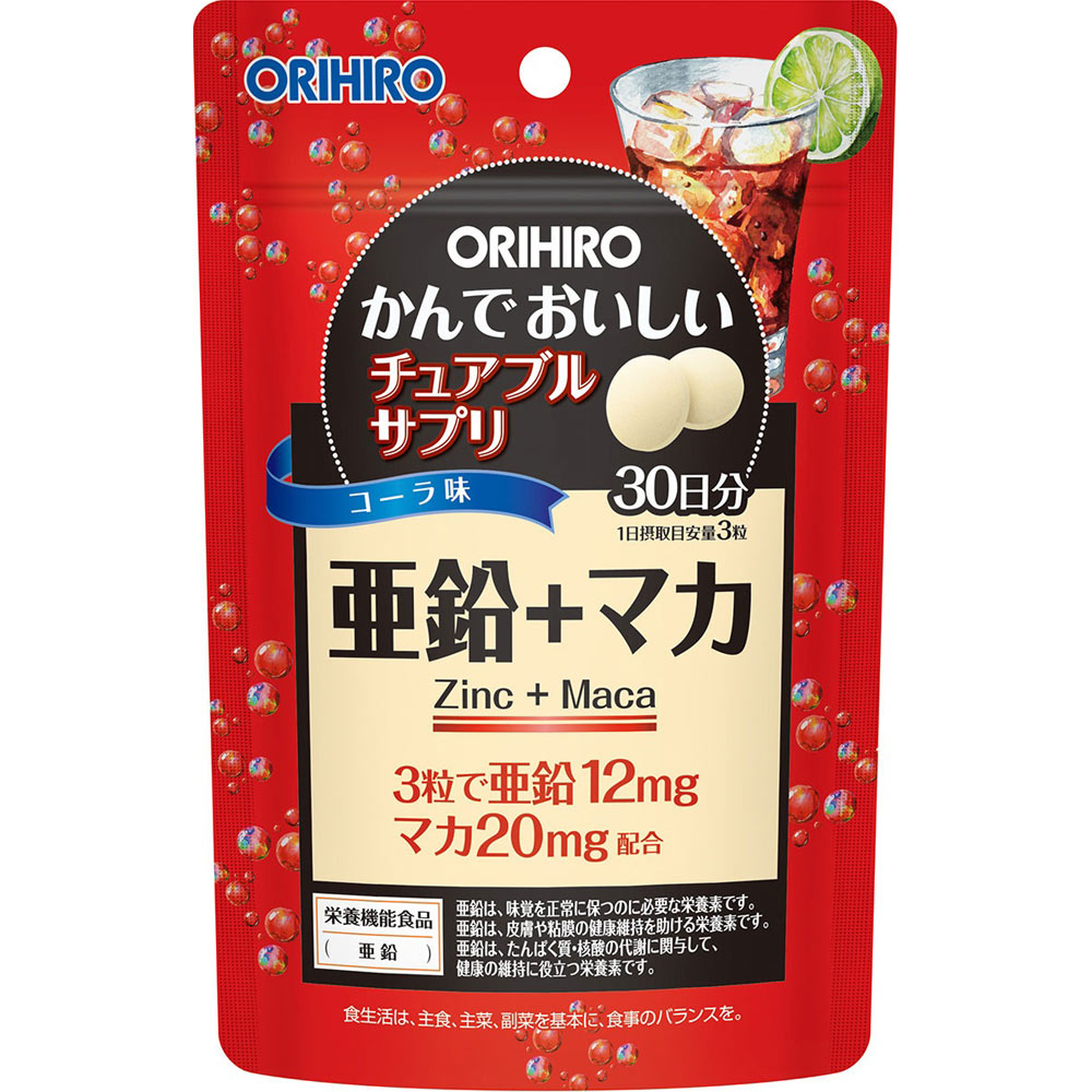 かんでおいしいチュアブルサプリ亜鉛＋マカ | マツキヨココカラ