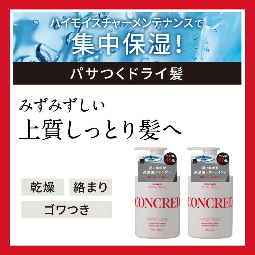 matsukiyo CONCRED ハイモイスチャー シャンプー詰替 350ml詰替