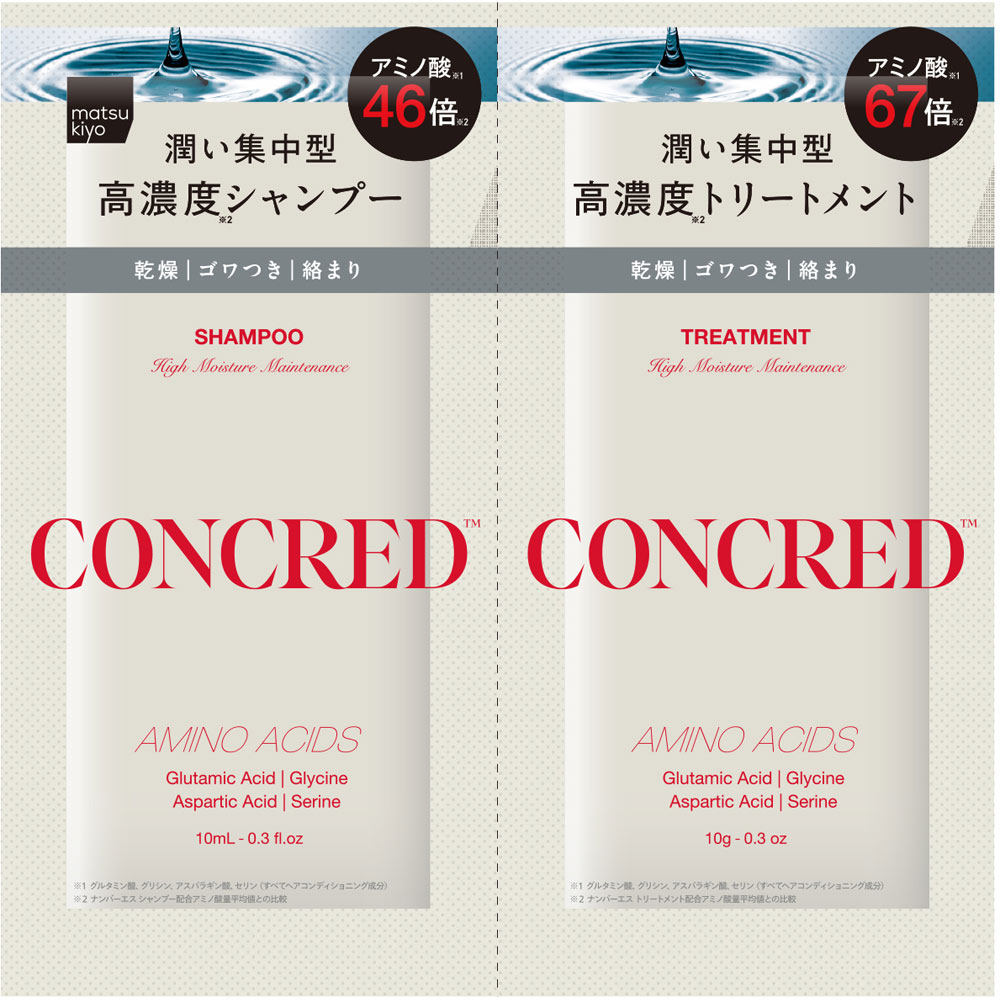ｍａｔｓｕｋｉｙｏ　コンクレッド　ハイモイスチャー　１ＤＡＹトライアル １０ｍｌ＋１０ｇ