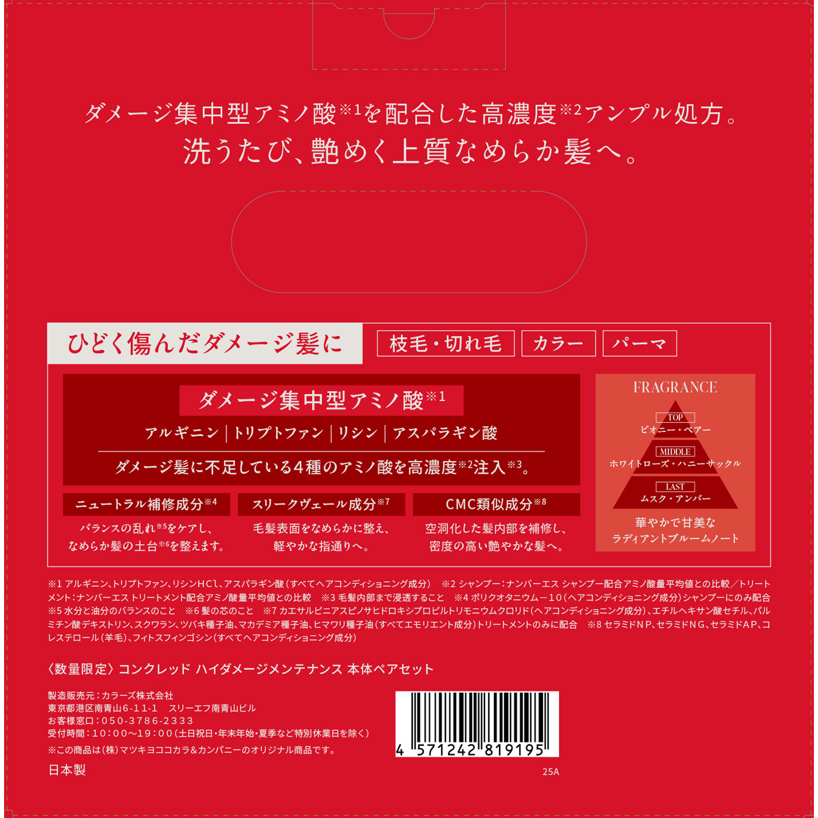 ｍａｔｓｕｋｉｙｏ　コンクレッド　ハイダメージ　本体ペアセット ４００ｍｌ／４００ｇ