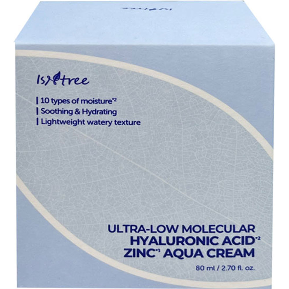 イズエンツリー　超低分子　ヒアルロン酸　ジンク　水分クリーム ８０ｍｌ