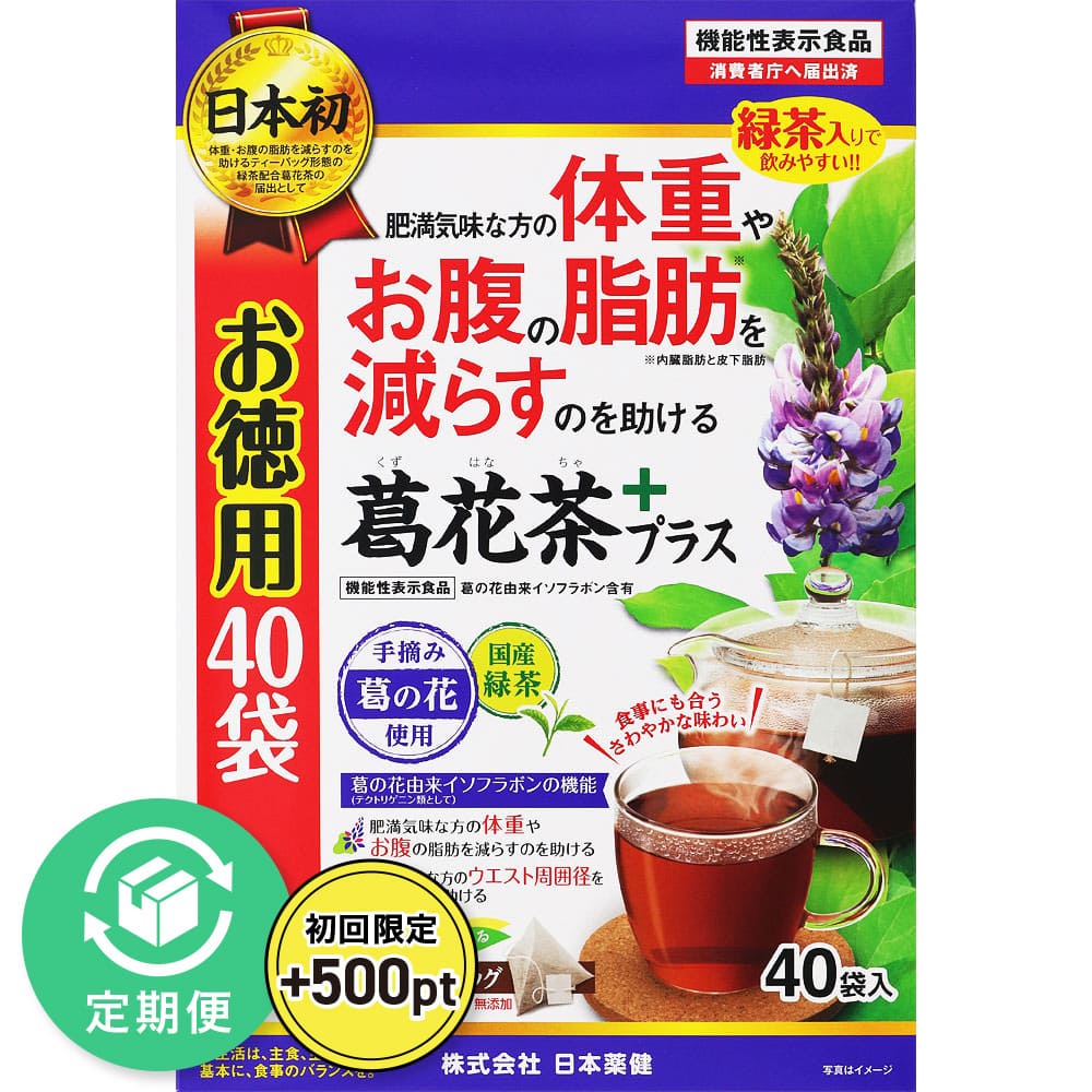 葛花茶 ４０包 日本薬健