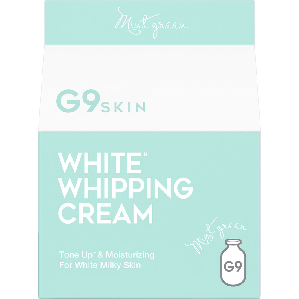 Ｇ９ＳＫＩＮ ＷＨＩＴＥ ＷＨＩＰＰＩＮＧ ＣＲＥＡＭ ミントグリーン ５０ｇ ディーアール