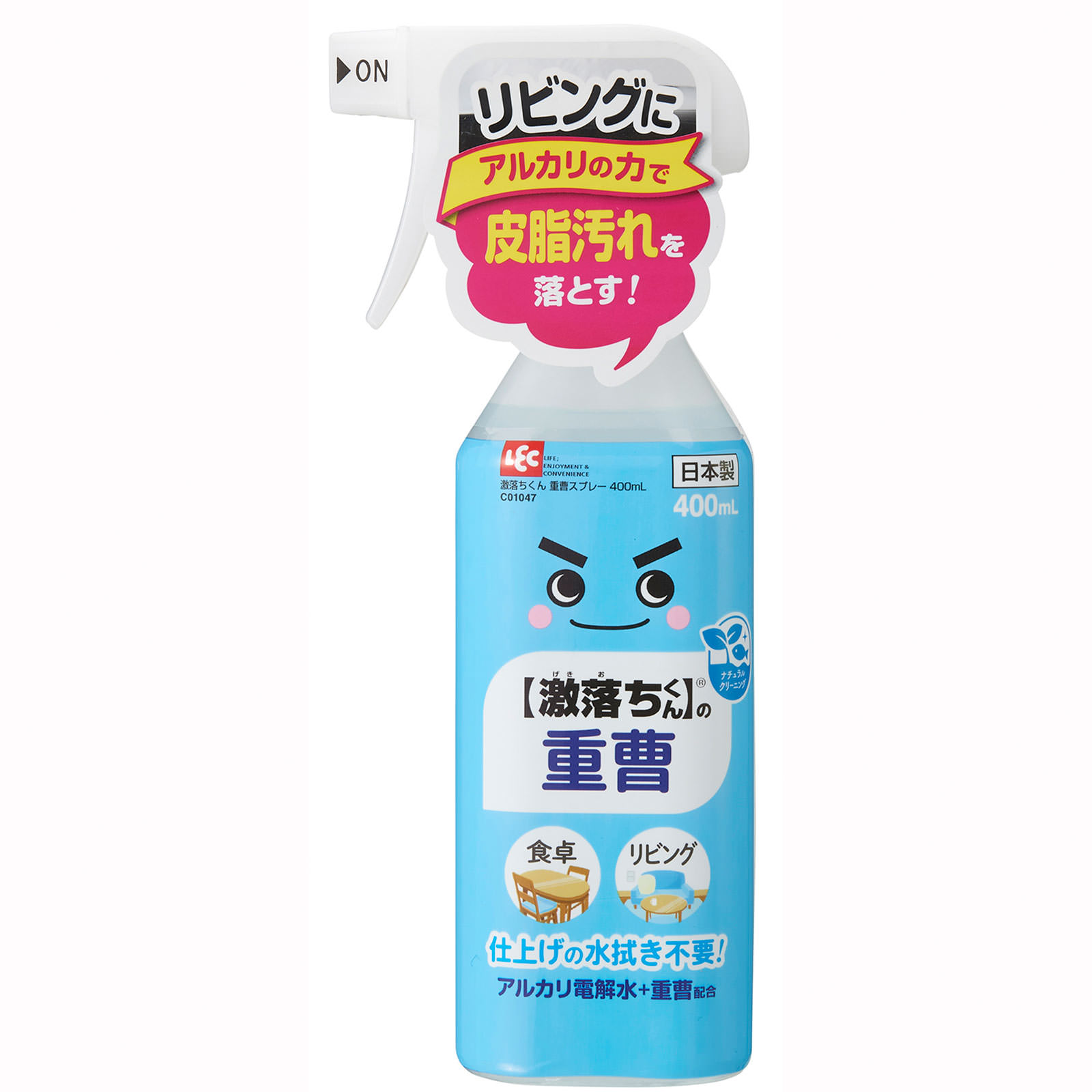 激落ちくん 重曹スプレー ４００ｍｌ レック