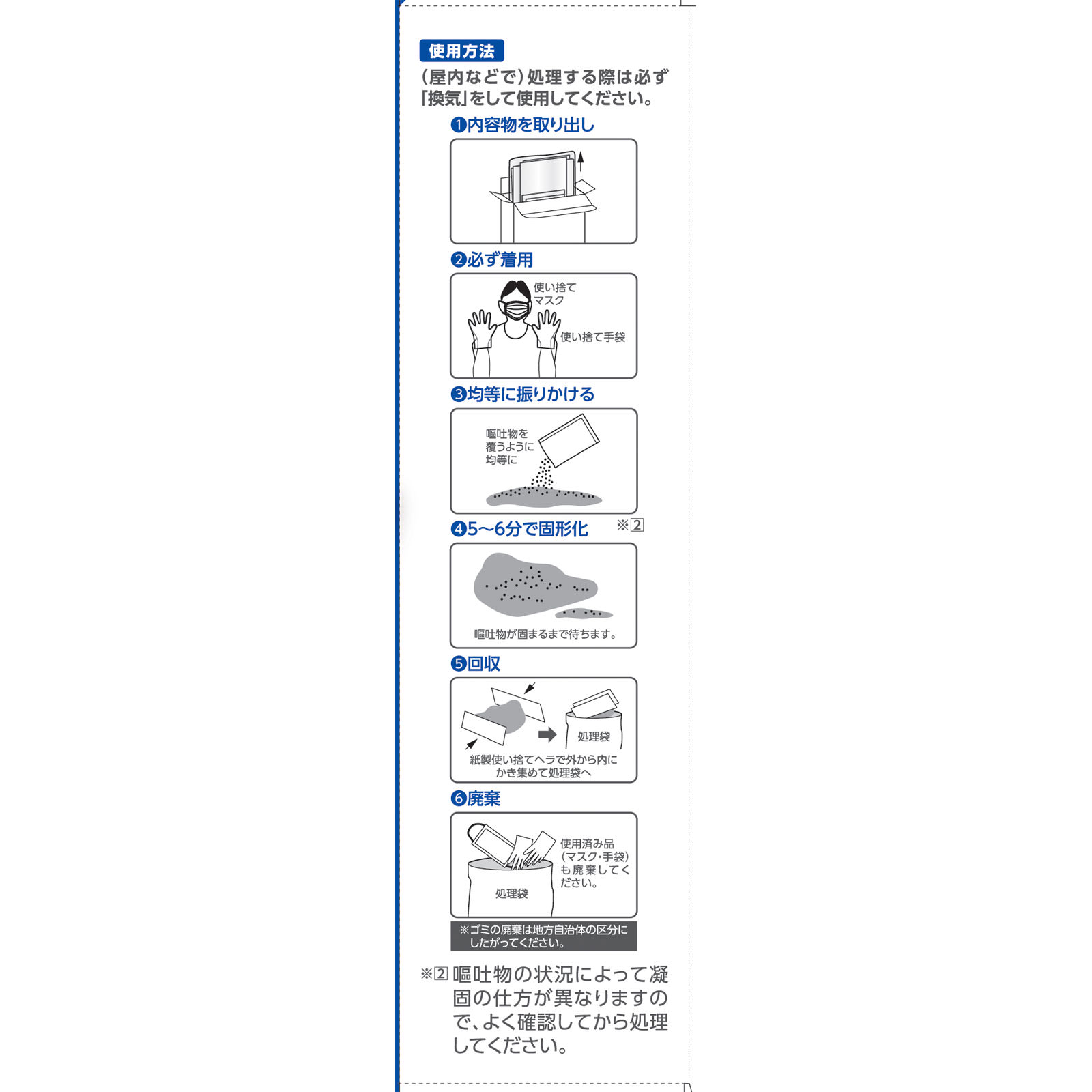 ウイルオフ 嘔吐物処理キット １回用 大木製薬