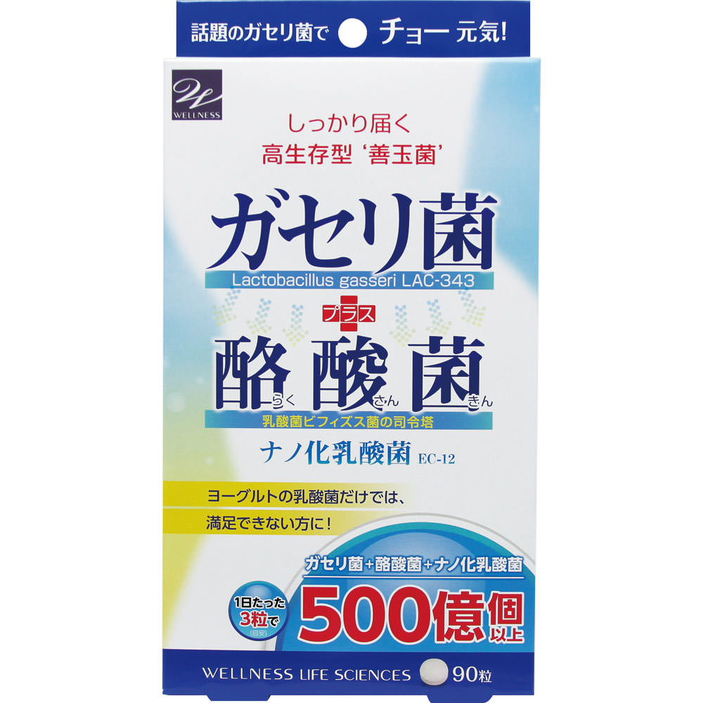 ガセリ菌＋酪酸菌 ９０粒 ウエルネスライフサイエンス