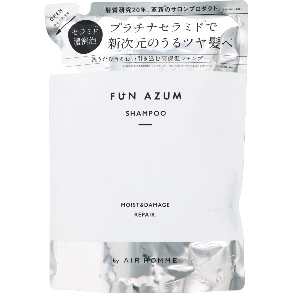 ファンアズム モイスト＆ダメージリペアシャンプー替え ３８０ｍｌ コスメカンパニー