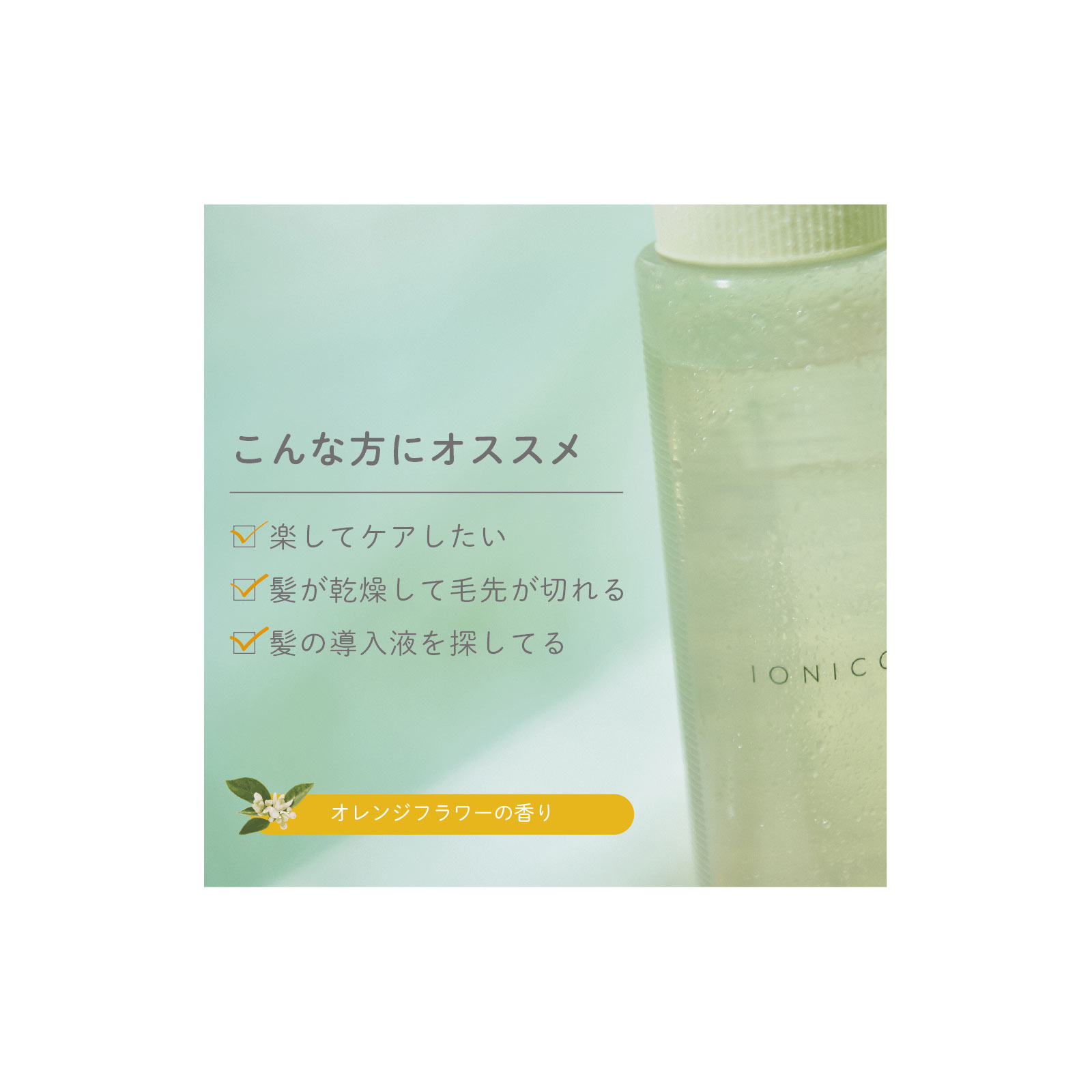 イオニコ クイックリペアウォーター １８０ｍｌ ビジナル